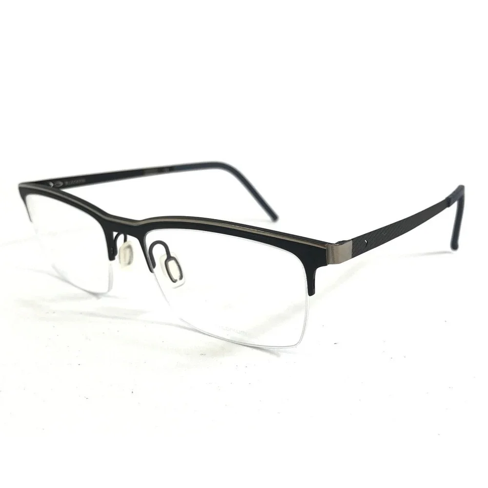 Blackfin Eyeglasses Frames BF813 WESTLAKE COL.788 Matte Black Gray 53-18-145